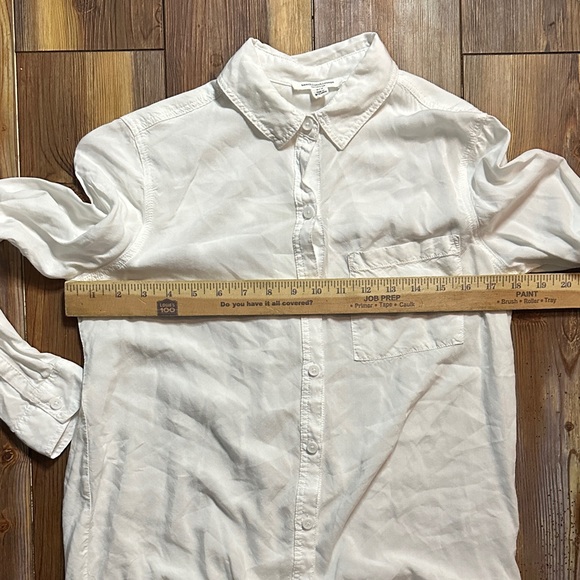 Beachlunchlounge White Button-Down Casey Shirt Small - Picture 6 of 7
